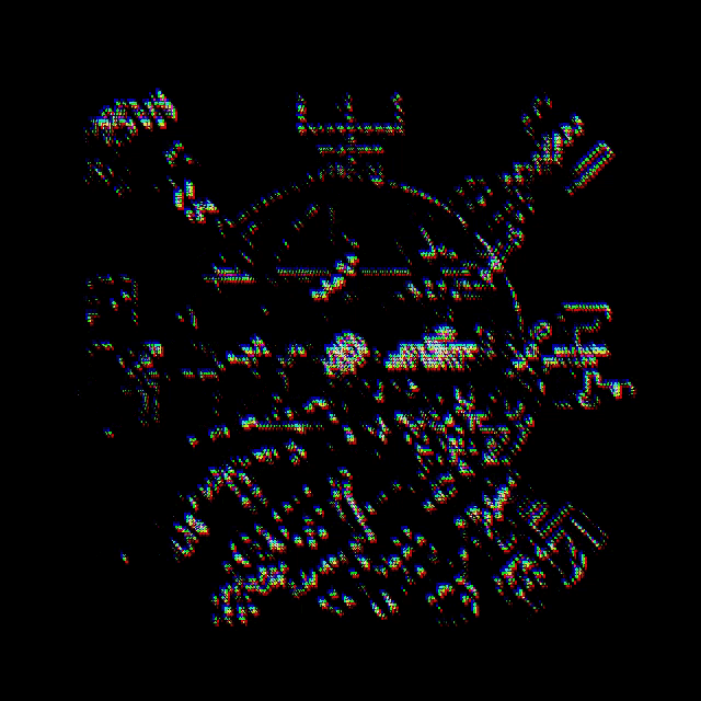 a black background with a bunch of letters and numbers