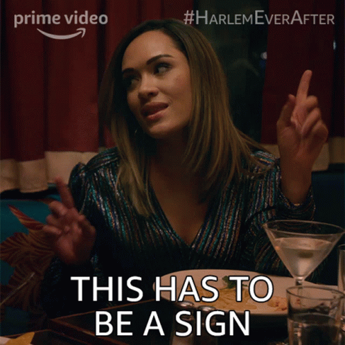 This Has To Be A Sign Quinn GIF - This Has To Be A Sign Quinn Harlem GIFs