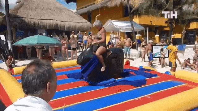Mechanical Bull This Is Happening GIF - Mechanical Bull This Is Happening Bull Ride GIFs