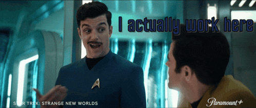 a poster for star trek strange new worlds