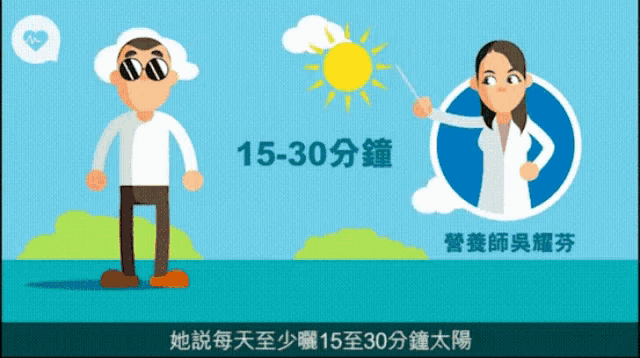 a cartoon of a man standing next to a woman with the sun behind him