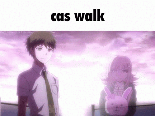 Cas Walk Cas GIF - Cas Walk Cas Danganronpa GIFs