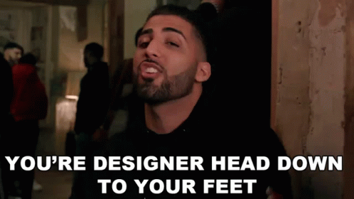 Youre Designer Head Down To Your Feet B Young GIF - Youre Designer Head Down To Your Feet B Young Last Night Song GIFs