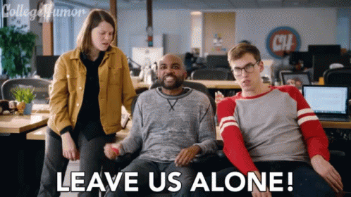 Leave Us Alone Angry GIF