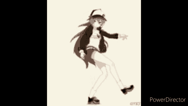 a girl in a baseball cap and shorts is dancing in a video .