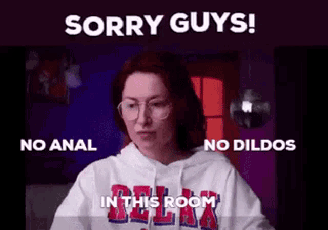 Noodie Sorry Guys GIF - Noodie Sorry Guys No Anal GIFs