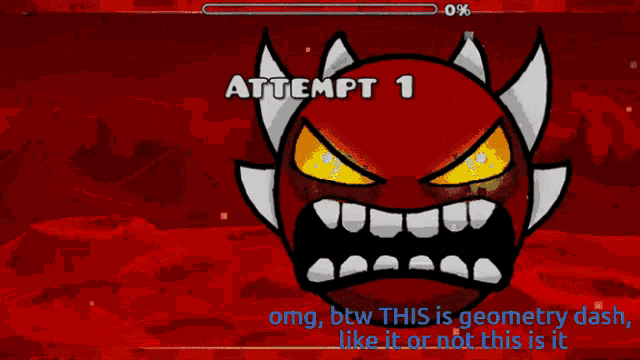 a screenshot of a video game with the word attempt on it