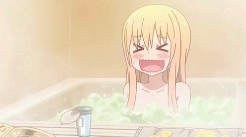 Anime Kawaii GIF - Anime Kawaii Bath GIFs