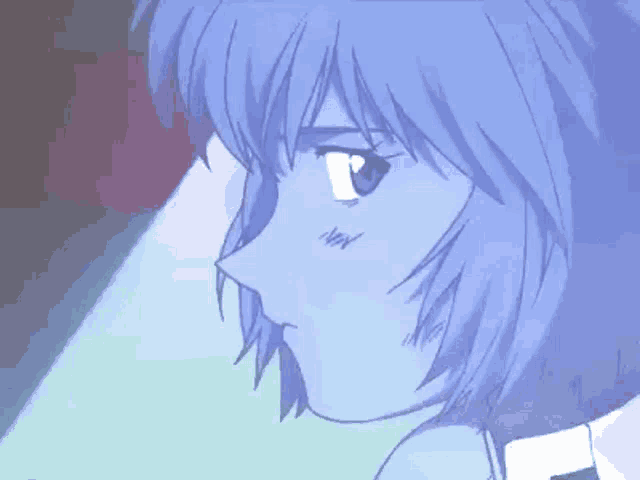 Rei Ayanami Evangelion GIF - Rei Ayanami Evangelion Blinking GIFs