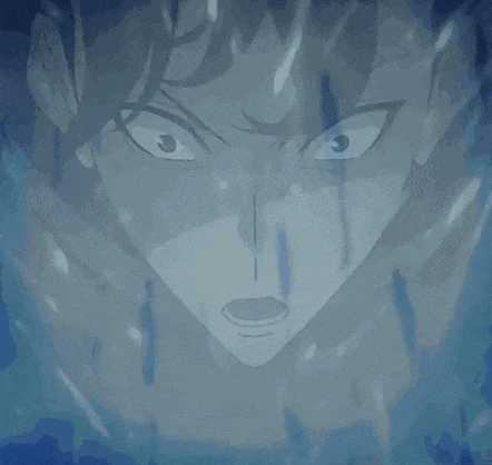 a close up of a person 's face with a very angry look on his face