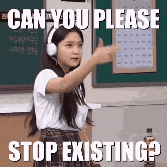 Can You Please Stop Existing Yeri GIF - Can You Please Stop Existing Yeri Red Velvet GIFs