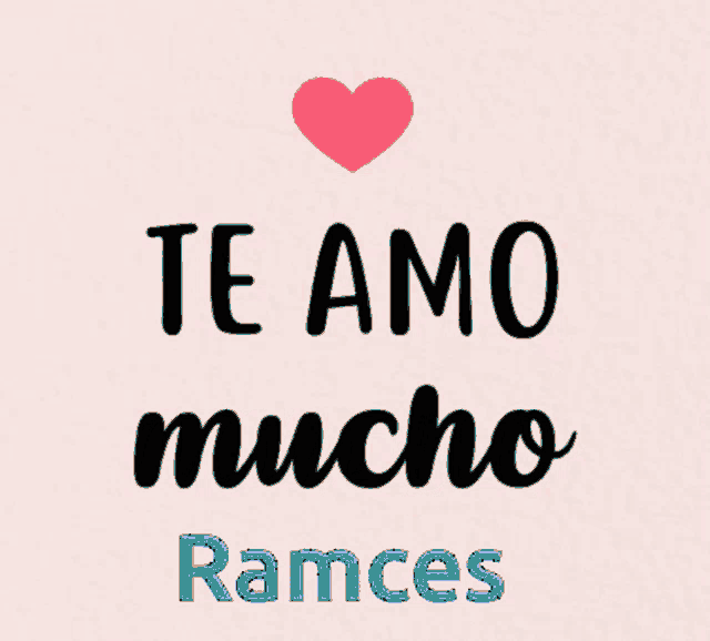 a sign that says te amo manana ramces with an orange heart