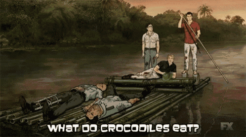Archer Crocodile GIF - Archer Crocodile Fear GIFs