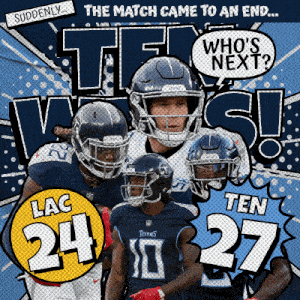 Tennessee Titans (27) Vs. Los Angeles Chargers (24) Post Game GIF - Nfl National Football League Football League GIFs
