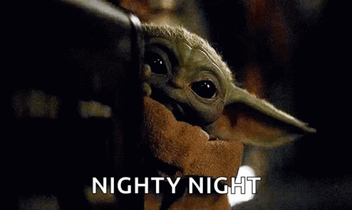Hide And Seek Good Night GIF - Hide And Seek Good Night Baby Yoda GIFs