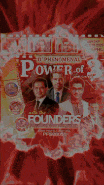 a poster for d ' phenomenal power of concert 3 with the founders