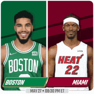 a boston and heat basketball game is scheduled for may 27th
