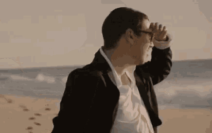 Shades Off Sunset GIF - Shades Off Sunset Looking Far GIFs