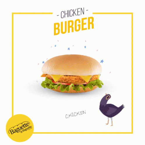 Trash Dove Burger GIF - Trash Dove Burger Chicken Burger GIFs