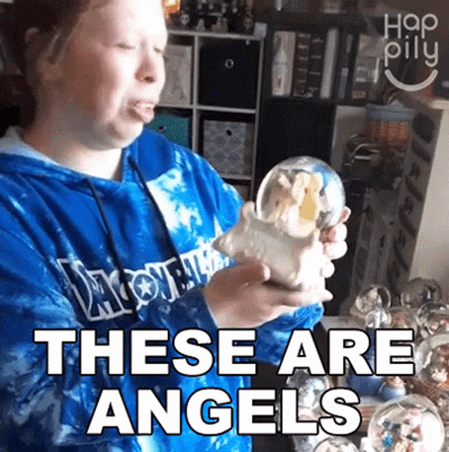 These Are Angels Happily GIF - These Are Angels Happily These Are Guardian Angels GIFs