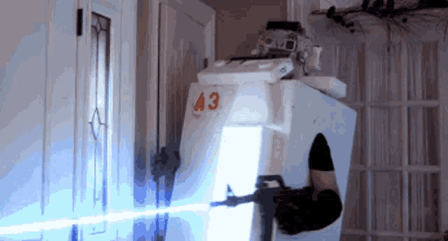 Robot Lasers GIF - Robot Lasers Robot Attack GIFs