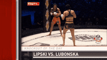 a boxing match between lipski and lubonska is being shown on kswtv.com