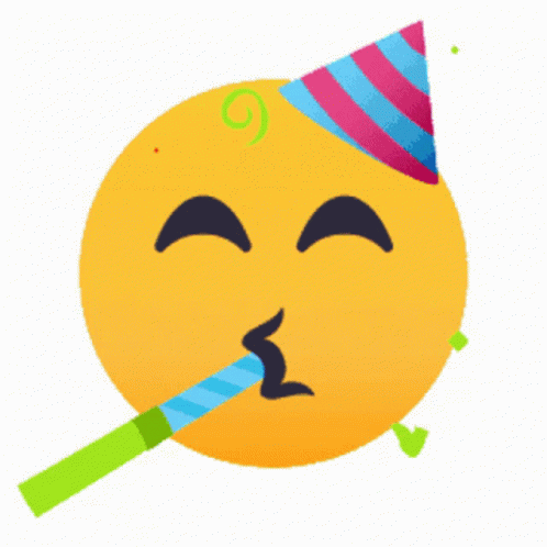Emoji Party GIF - Emoji Party Party Horn GIFs