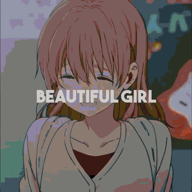 a close up of a girl 's face with red hair