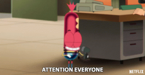 Attention Everyone Announcement GIF - Attention Everyone Announcement Listen Up GIFs