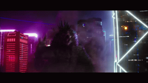 Godzilla Atomic Breath Into The Camera GIF - Godzilla Atomic Breath Into The Camera GIFs