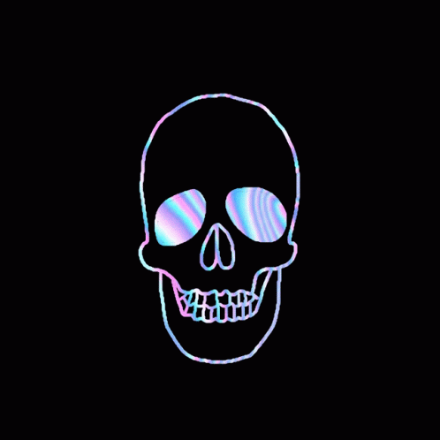 Skull Bones GIF - Skull Bones Purple GIFs