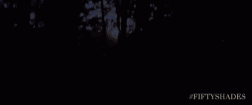 a man and woman are standing in the woods with the sun shining through the trees .