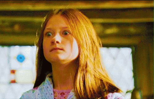 Ginny GIF - Ginny Weasley Scared Shookt GIFs