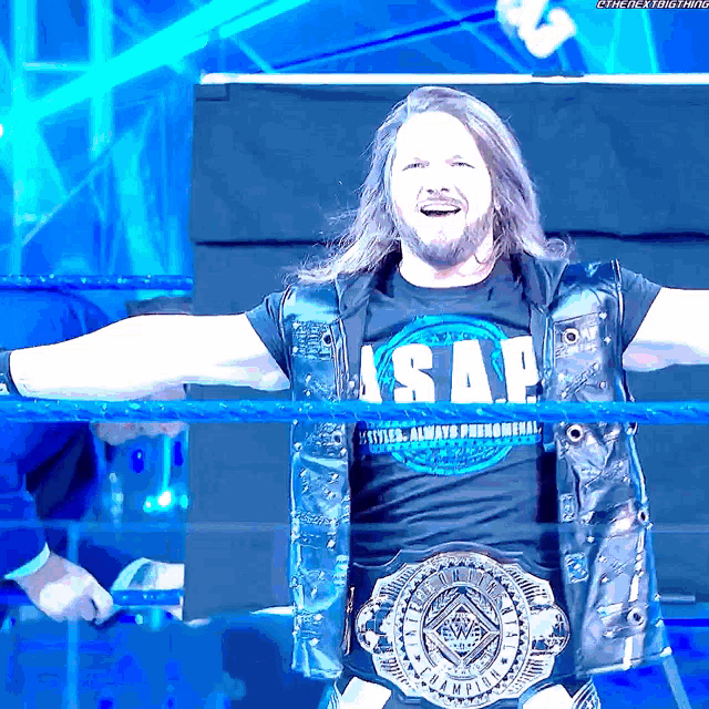 Aj Styles Intercontinental Champion GIF