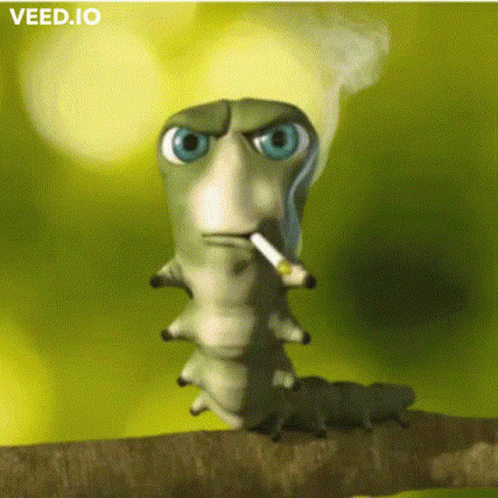 Smoking Catterpillar GIF - Smoking Catterpillar GIFs