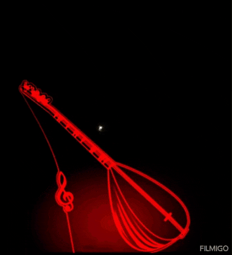 a red instrument with the words 1 nefes tezen written on it