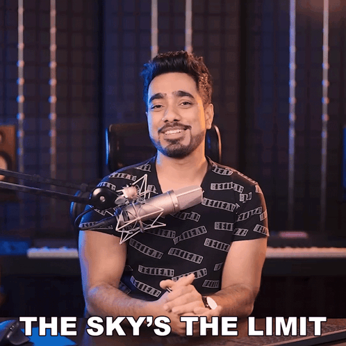 The Skys The Limit Unmesh Dinda GIF - The Skys The Limit Unmesh Dinda Piximperfect GIFs