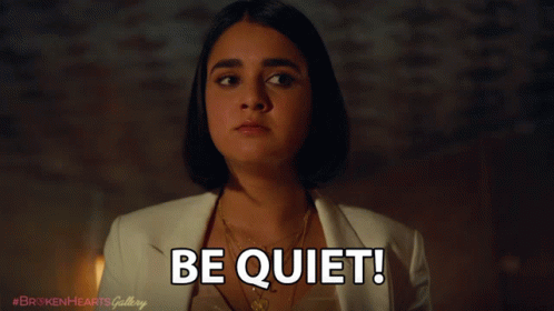 Be Quiet Lucy Gulliver GIF - Be Quiet Lucy Gulliver The Broken Hearts Gallery GIFs