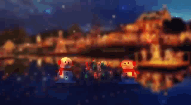 the word almighty is on a blurry background with christmas decorations