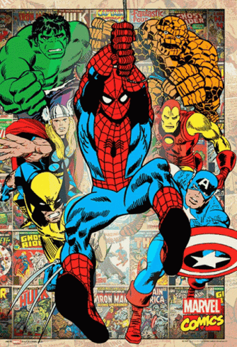Marvel Spiderman GIF - Marvel Spiderman Captain America GIFs