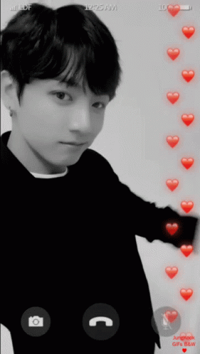 Jungkook Heart Jung Kook GIF - Jungkook Heart Jung Kook Jungkook Love GIFs
