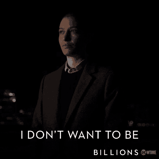 a poster for showtime 's billions shows a man in a suit