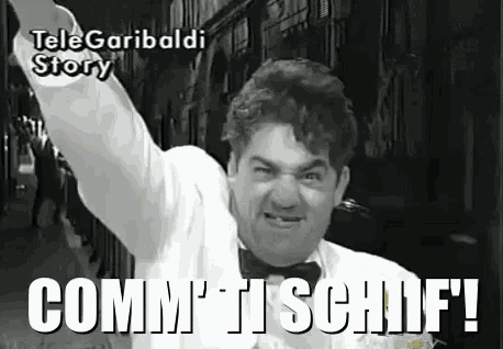 Biagio Izzo Telegaribaldi Bibbi Come Ti Schif Comm Ti Schif Ti Odio Cattivo Antipatico GIF