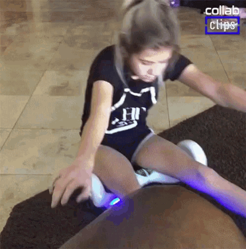 Hoverboard Fail Crashed GIF - Hoverboard Fail Crashed Girl Breaks The Wall On Hoverboard GIFs