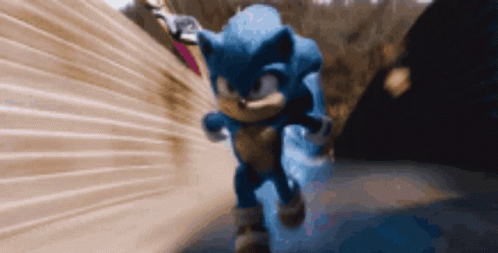Running Away Sonic The Hedgehog GIF - Running Away Sonic The Hedgehog Running Fast GIFs