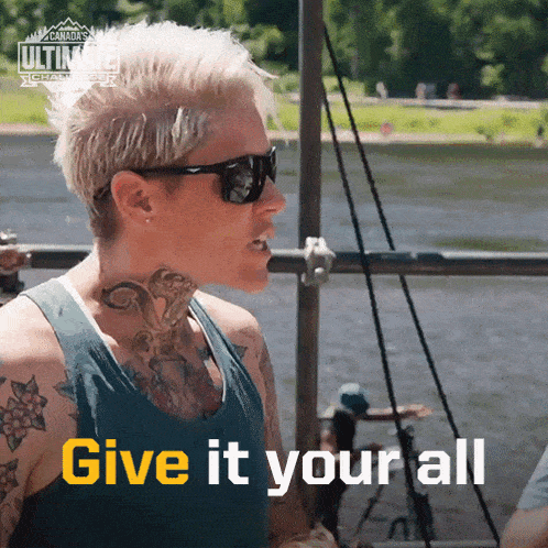 Give It Your All Jen Kish GIF - Give It Your All Jen Kish Canadas Ultimate Challenge GIFs