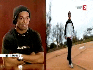 a man wearing a black shirt that says stade 2
