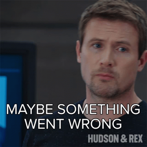 Maybe Something Went Wrong Charlie Hudson GIF - Maybe Something Went Wrong Charlie Hudson Hudson And Rex GIFs