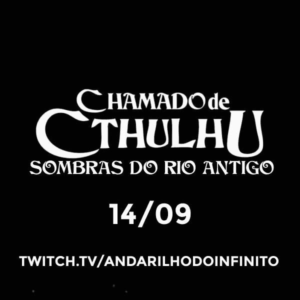 a poster that says chamado de cthulhu sombras do rio antigo