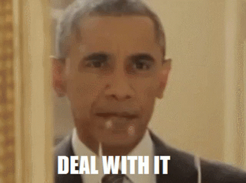 Deal With It Barack Obama GIF